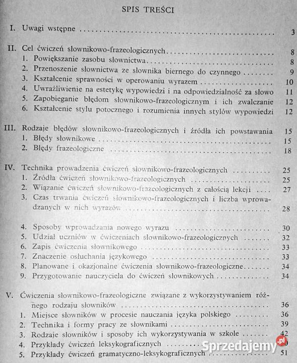 Ćwiczenia słownikowo frazeologiczne w klasach 58 Chełm