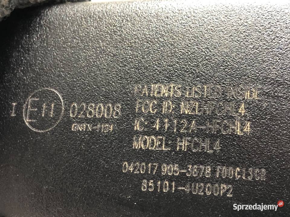 LUSTERKO WEWNĘTRZNE KIA STINGER 851014U200P2