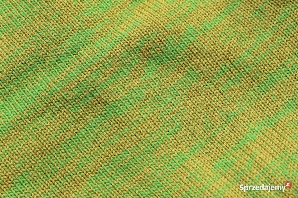 Gatki Wełniane Melanż Magabi M Zielony Żółty Bielsko-Biała