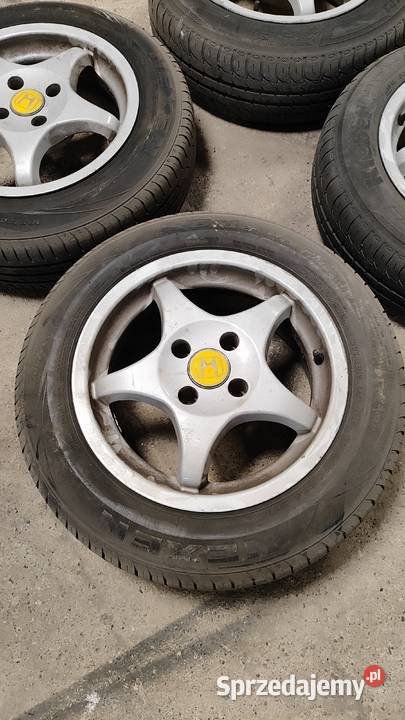 Felgi aluminiowe R14 x 6J z oponami Samochodowe Rybnik sprzedam