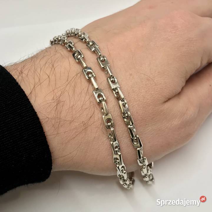 Złoty ŁAŃCUSZEK NASZYJNIK damski 750 18K z Warszawa