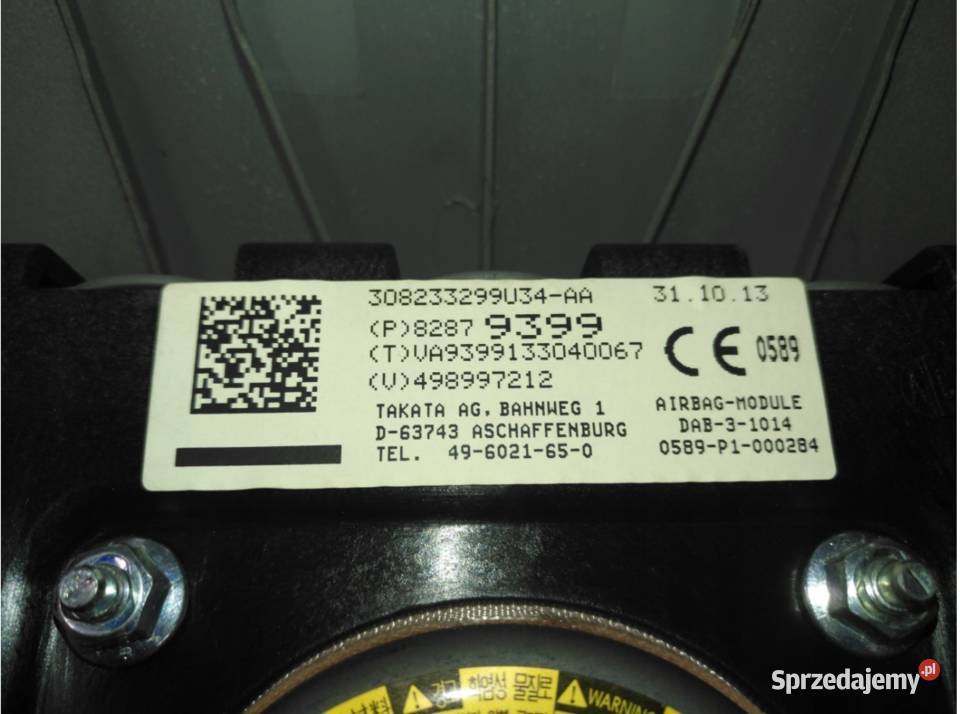 VOLVO FH4 PODUSZKA AIRBAG