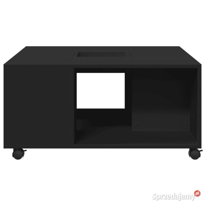 Stolik kawowy czarny 80x80x40 materiał Warszawa sprzedam