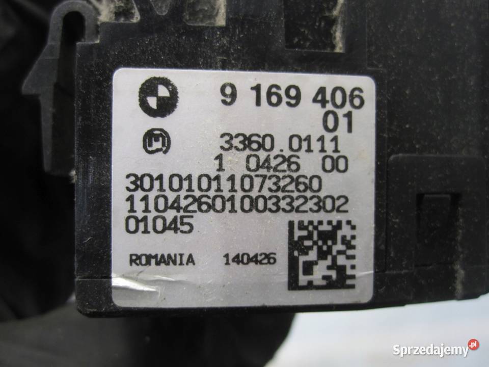 BMW E90 LIFT 10r przełącznik świateł 9169406 Panele sterowania, przełączniki