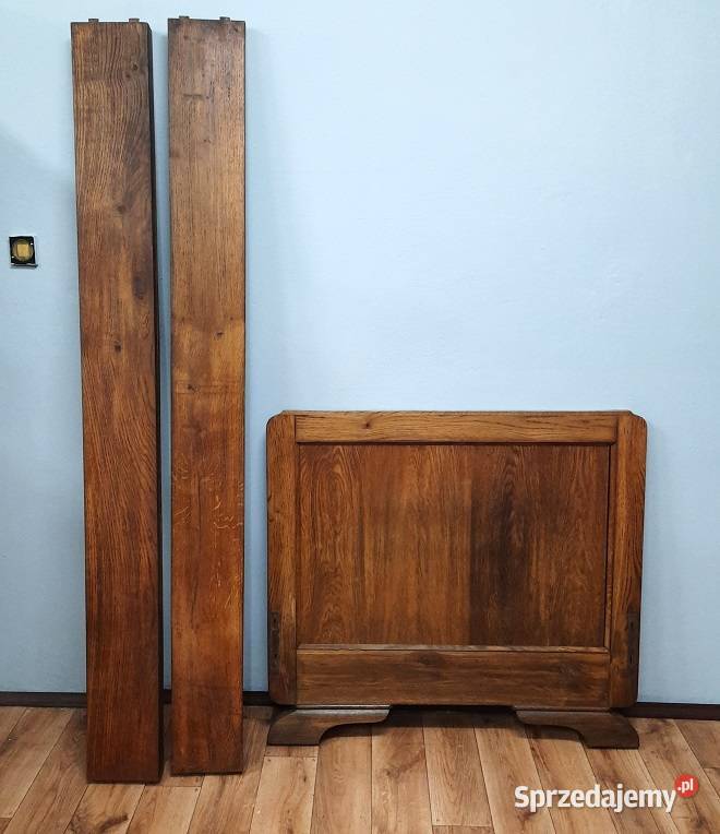 Stare Dębowe Łóżko Secesyjne AntykiMarki Marki