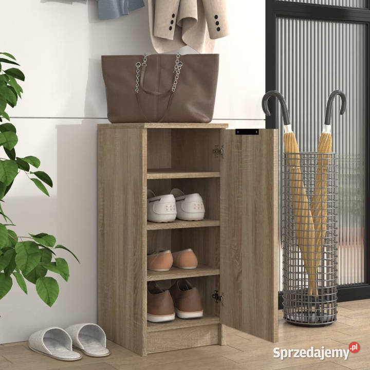 Szafka na buty dąb sonoma 30x35x70 materiał mazowieckie