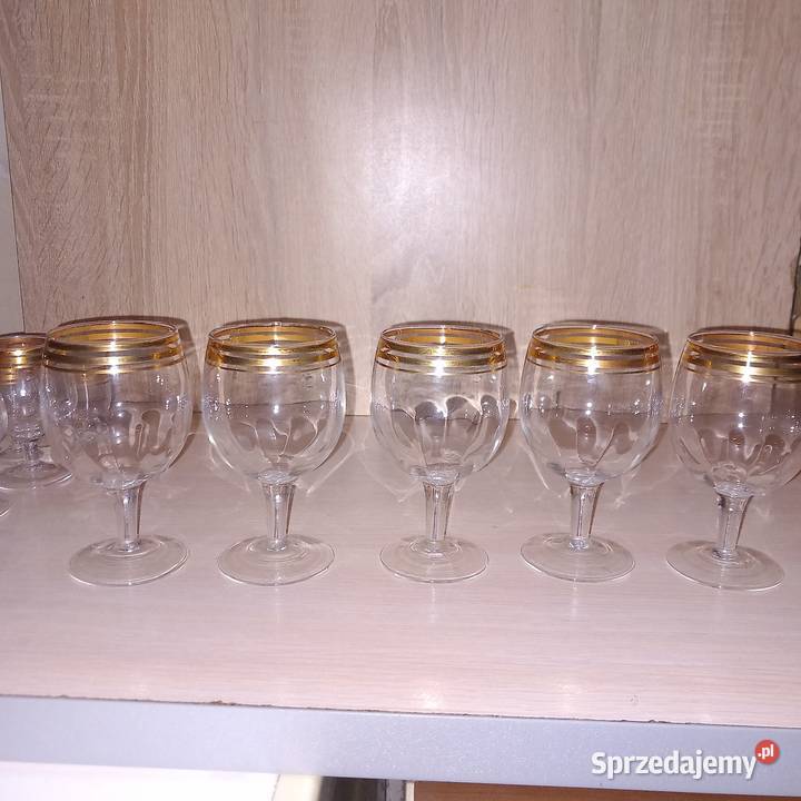 Kieliszki lampki Pieroth Jubilee vintage Wyposażenie wnętrz łódzkie Łódź