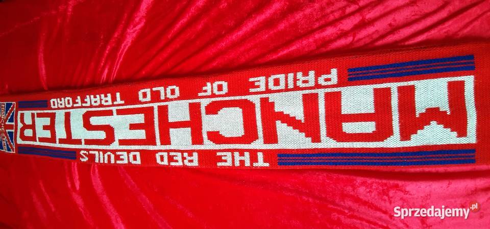 Szalik Manchester United lata 90te 100 Oryg nie Piastów