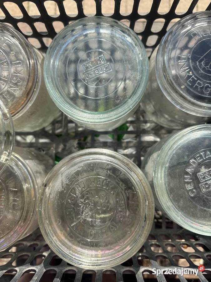 Słoiki weck z deklami sprężynkami z lat PRLu Łódź sprzedam