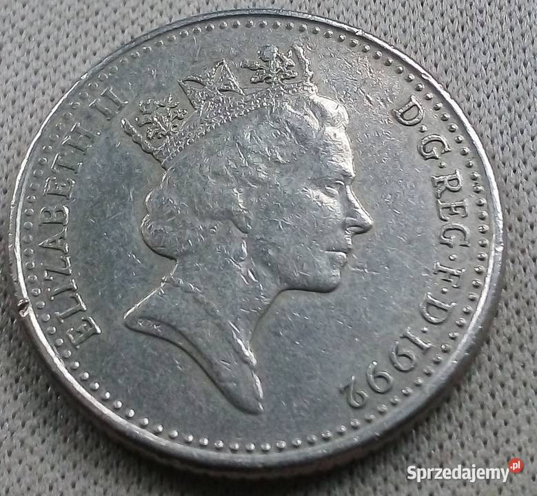 WIELKA BRYTANIATEN PENCE1992 r mazowieckie Legionowo
