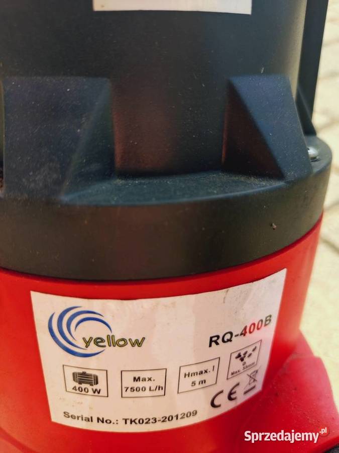 Pompa do wody z pływakiem YellowRQ400B Pozostałe Chróścina