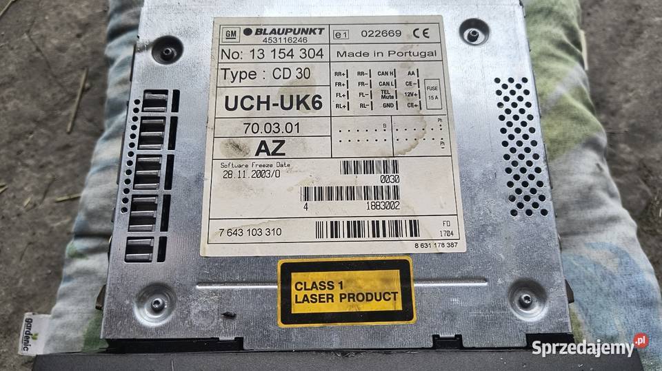 Radio samochodowe opel