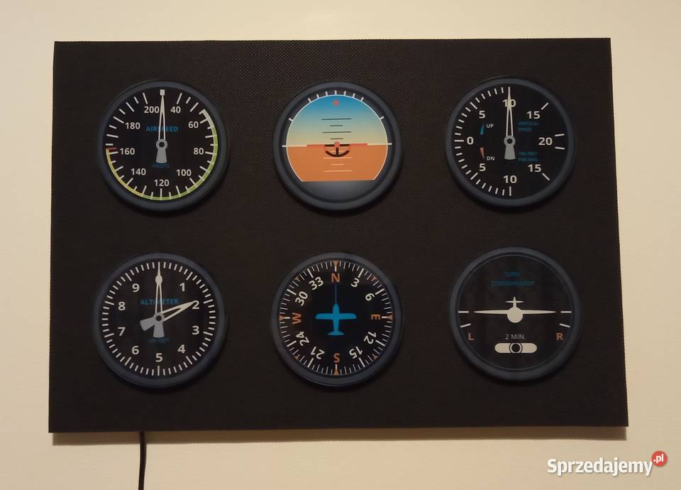 Lotniczy panel stylizowany SPITFIRE II WW Częstochowa