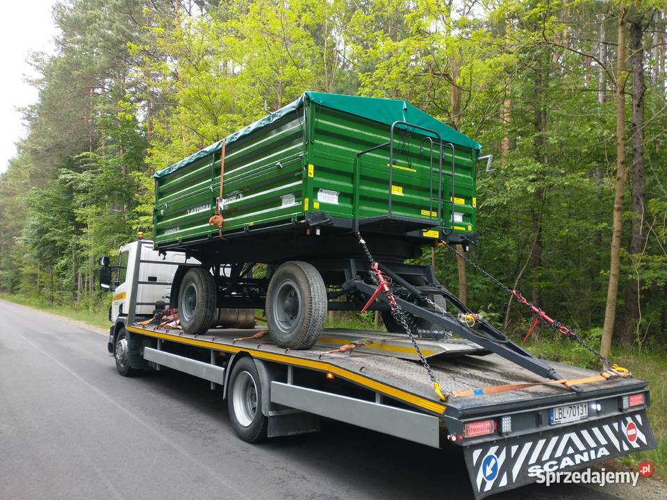 Pomoc drogowa laweta transport ciągnikówmaszyn Biłgoraj