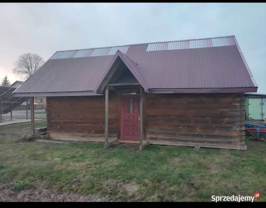 Domek drewniany sosnowy Domki drewniane Obsza