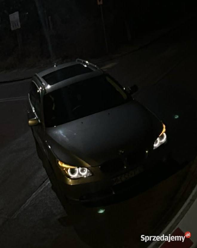 BMW E61 523i Touring 25 177 Automat Panorama uszkodzony Ruda Śląska