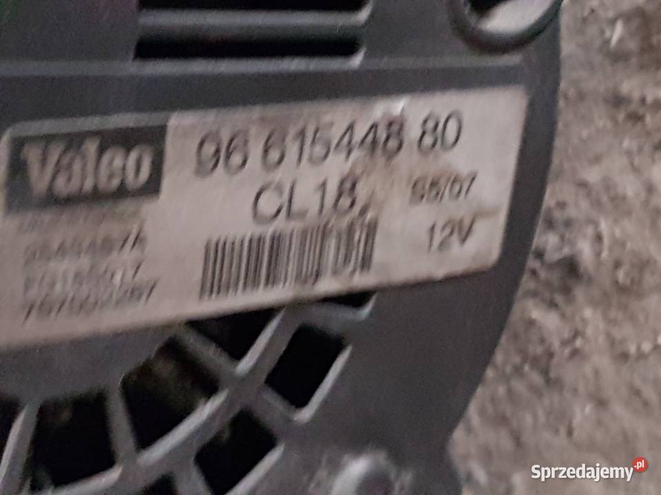 CITROEN C5 PEUGEOT 407 20 HDI ALTERNATOR CL18 Układ elektryczny Turek