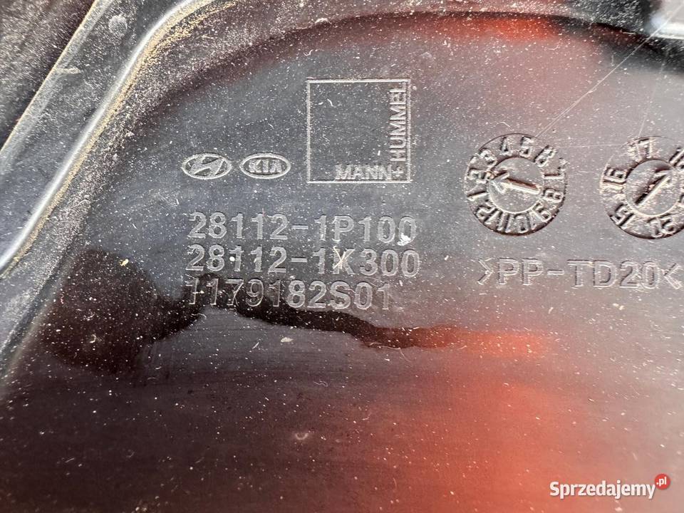 Rezonator obudowa filtra powietrza HyundaiKia Brzesko