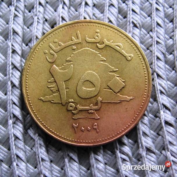 Liban 250 Livrów 2009r Kalisz sprzedam