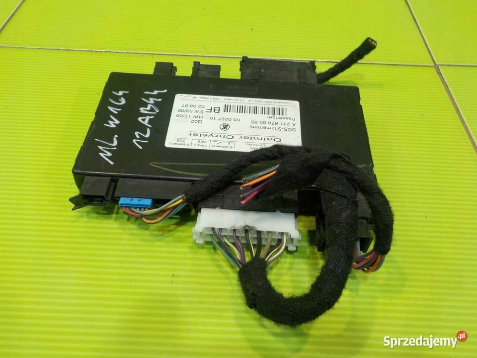 MERCEDES ML II W164 07r modul fotela lewy przod Suków