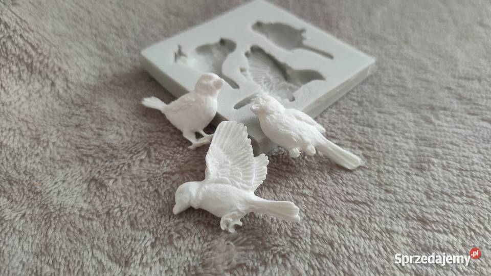 Forma silikonowa ptaszki ptaki z ptaszkami