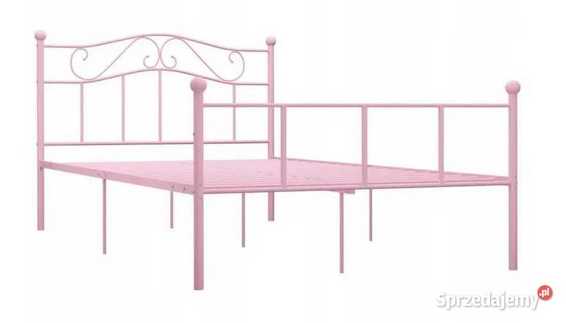 Stelaż łóżka podwójne metalowe VidaXL sypialnia lubuskie Żary