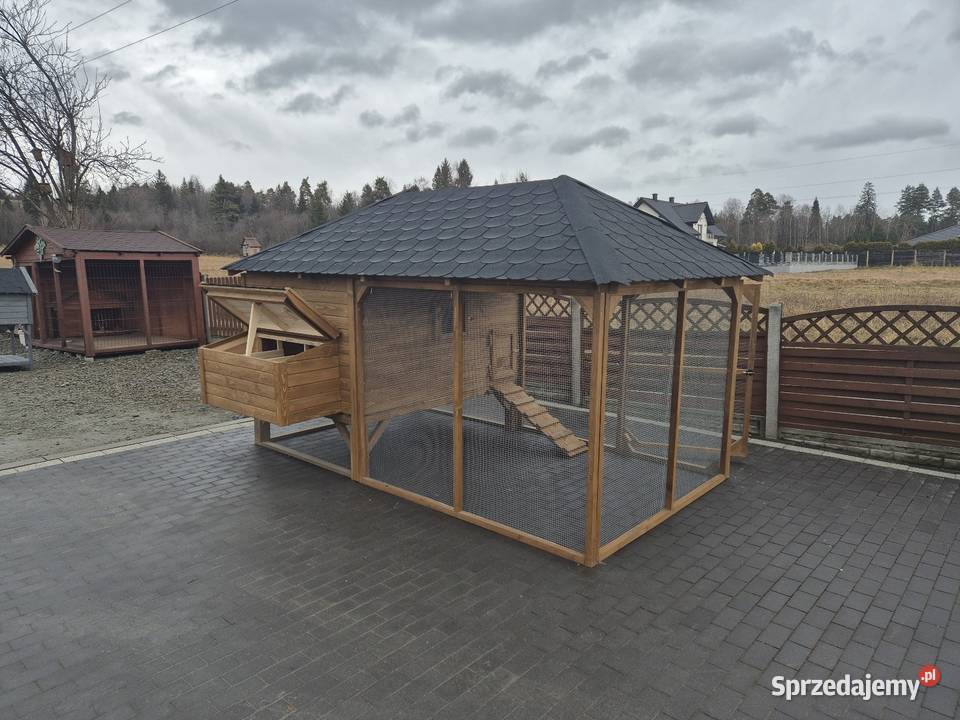 Kurnik kur z wolierą Jordanów