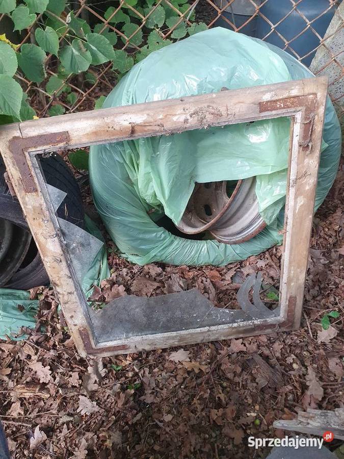 Stare drewniane przedwojenne okna kilka sztuk Warszawa