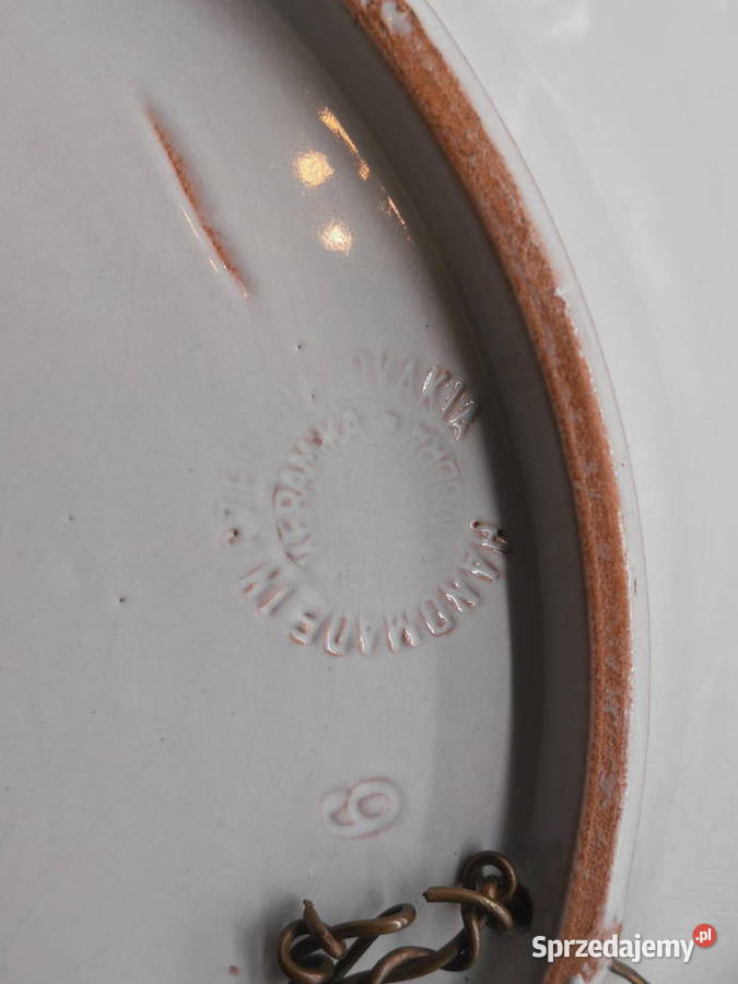 Ceramiczny talerz Czechy Raszków