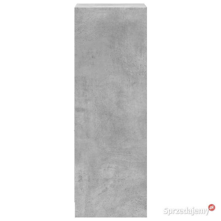 Szafka z LED szarość betonu 38x34x100 WM852169