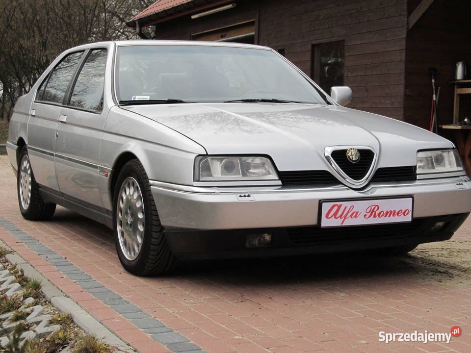 Alfa Romeo 164 Super 30 V6 Busso 211 automat srebrny Alfa Romeo Lublin