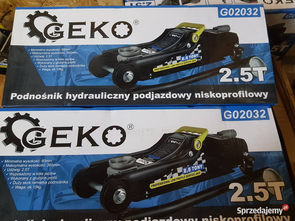PODNOŚNIK Hydrauliczny NISKI PROFIL 25T GEKO Głogowa