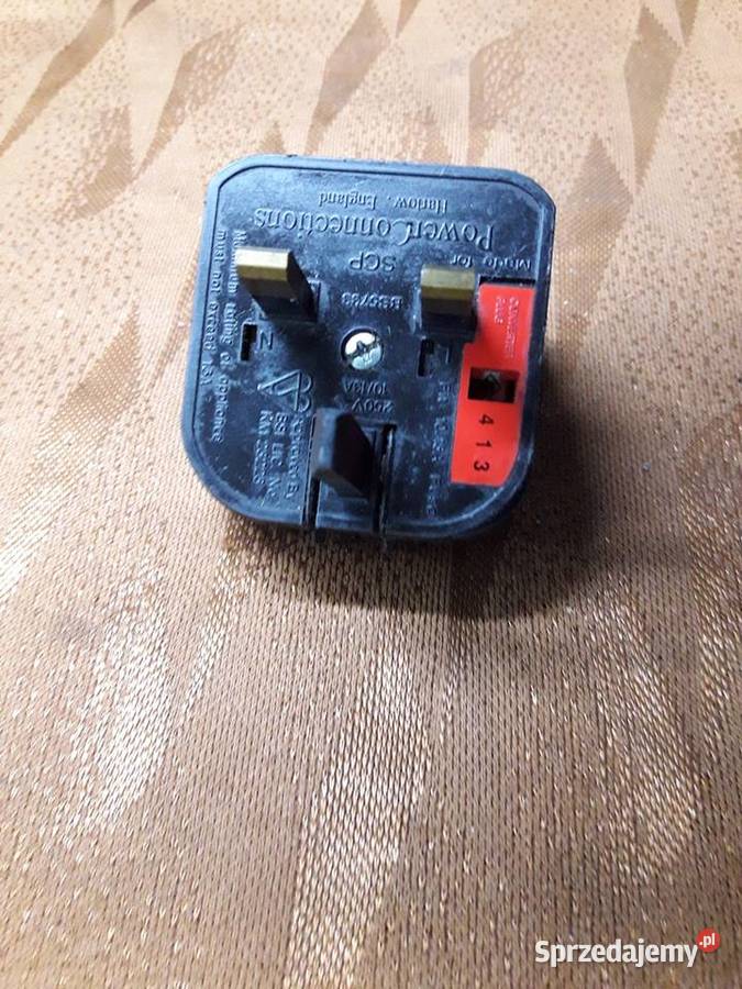 Adapter przelotka wtyczka angielska przejściówka Piotrków Trybunalski