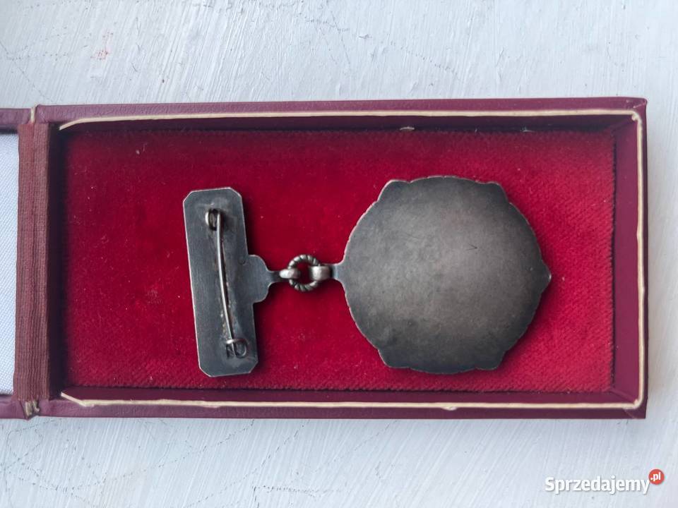 Oryginalna wyjątkowy medal w srebrnym wielkopolskie Poznań