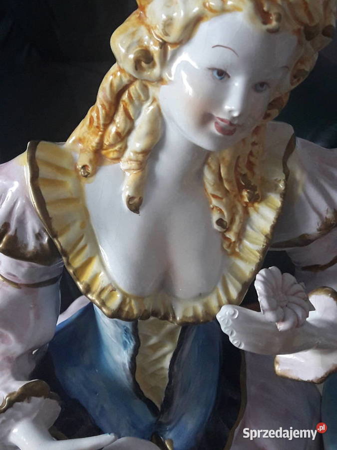 Olbrzymia posągowa figurka porcelanowa Porcelana i szkło Janów Lubelski sprzedam