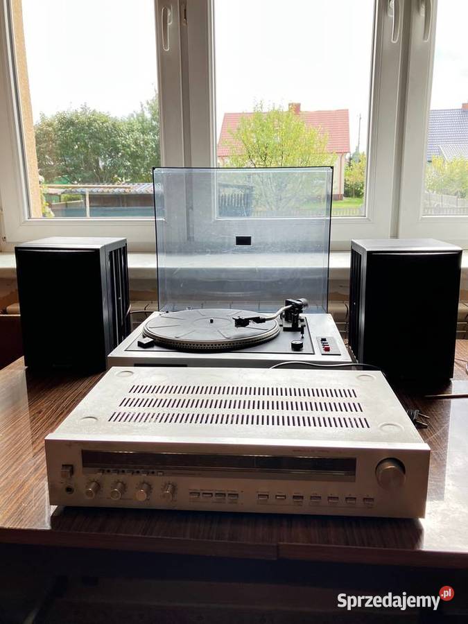 Zestaw Unitra gramofon Bernard wzmacniacz Antykwariat Nisko