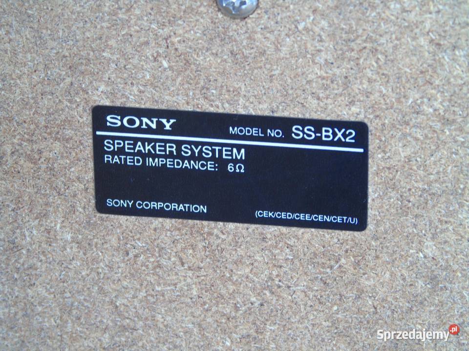Kolumny Sony SSBX2 mocne i sprawne DOSTAWA Słuchawki i głośniki
