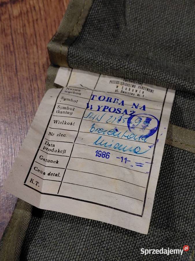 Chlebak LWP torba na wyposażenie