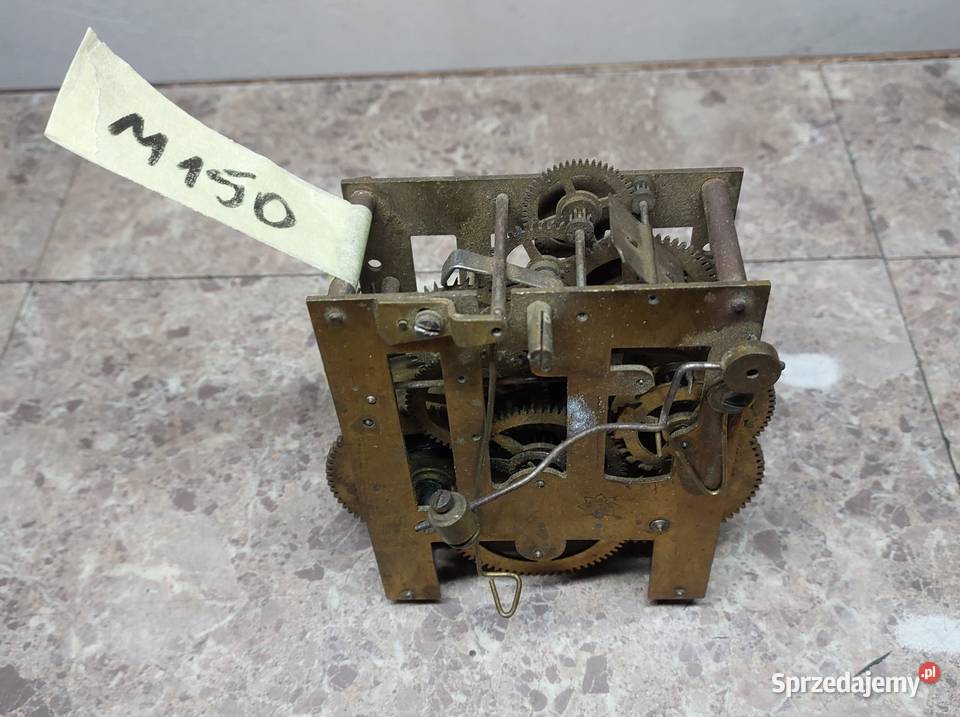 M150 Mechanizm starego zegara ściennego Junghans