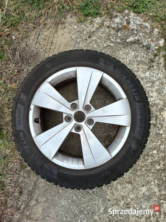 Komplet 4 felg Skoda alu opony zimowe Michelin Lublin