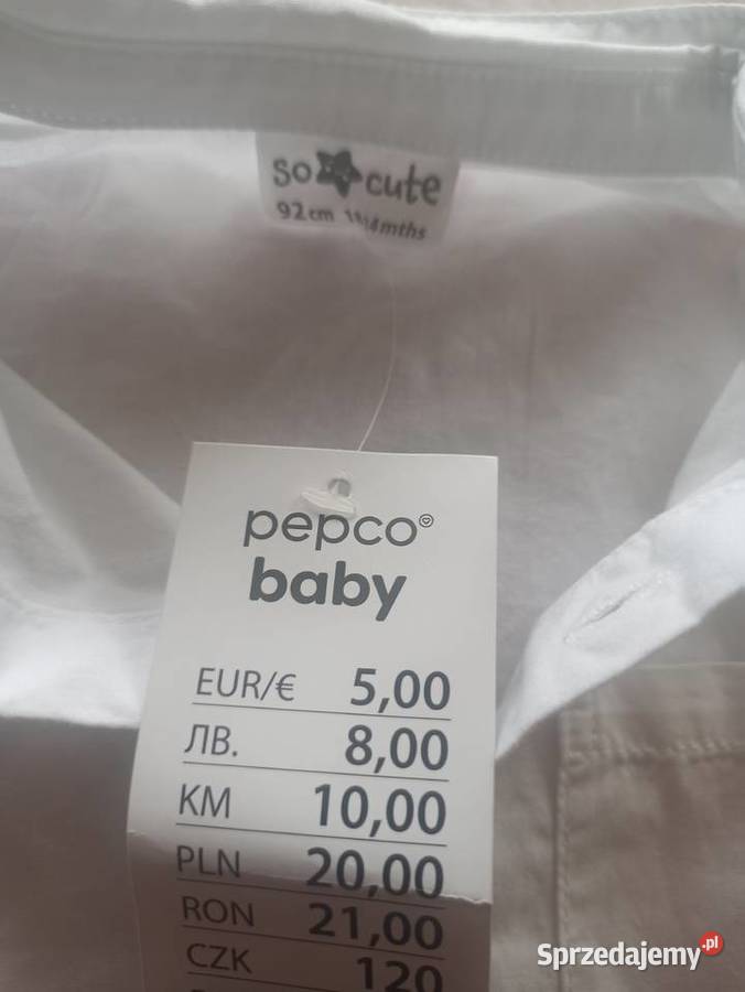 Koszula dziecięca Rozmiar 92 podkarpackie Czarna