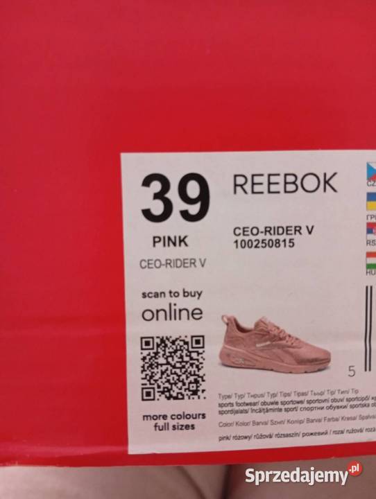 Buty Reebok CEORIDER V PINK 39
