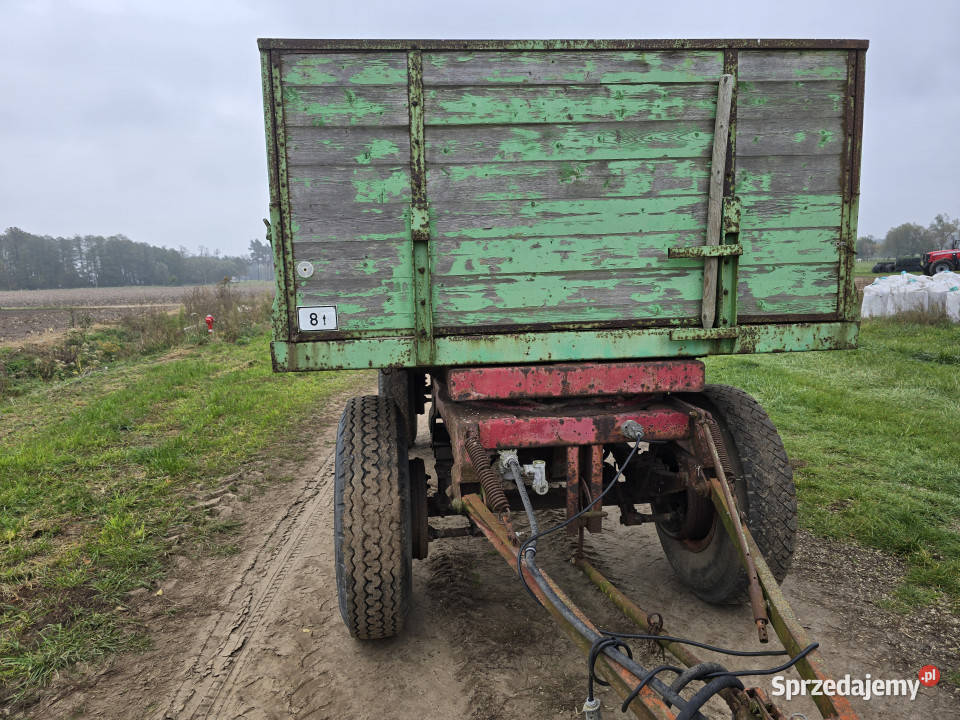BEZ CENY MINIMALNEJ Przyczepa wywrotka 8 ton nieuszkodzony mazowieckie Drężewo