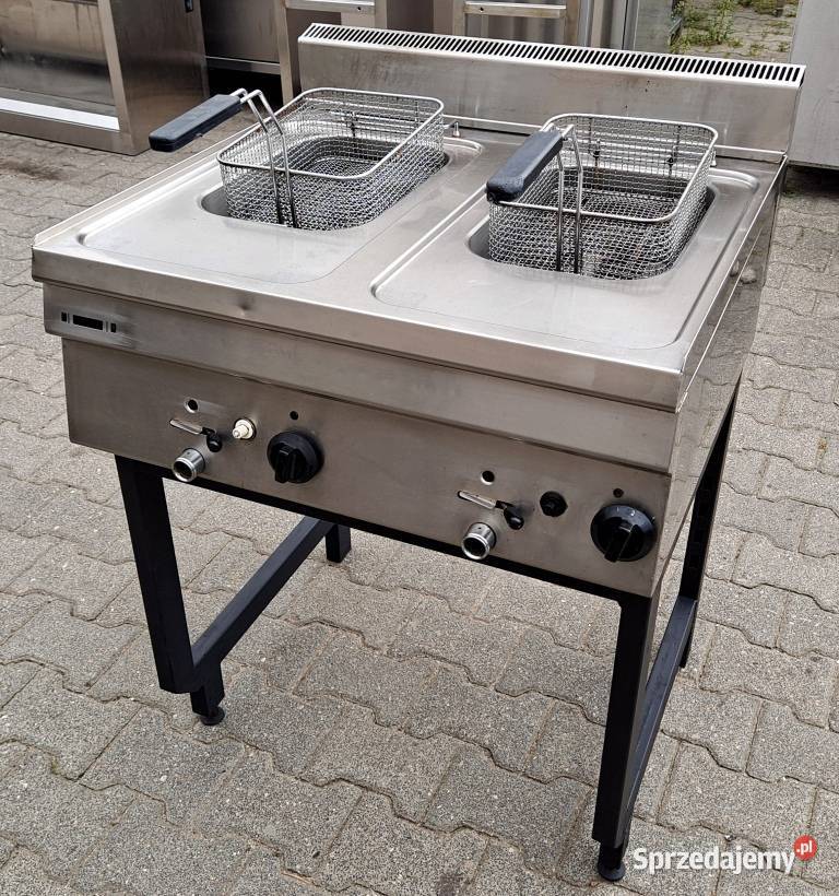 FRYTOWNICA GAZOWA 2 KOMORY 2X8L TECNOINOX M1811N Nowe Skalmierzyce