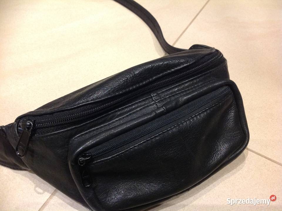 Nerka Skórzana Czarna Skóra naturalna Nowa Sól