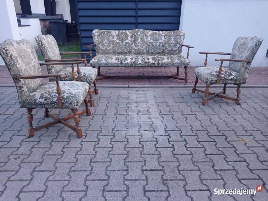 Zabytkowy antyczny komplet wypoczynkowy dolnośląskie Góra