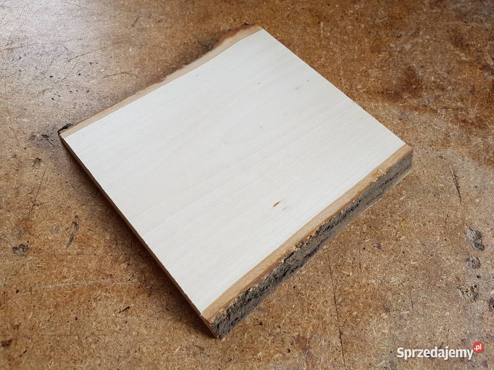 Deska lipowa z korą 20x175x25 rzeźba ikony łódzkie Łódź sprzedam