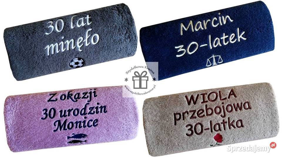 Prezent na 18 URODZINY osiemnastkę RĘCZNIK z Toruń