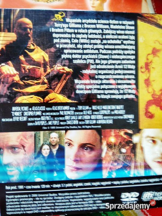 12 małp film dvd księgarnia Warszawa Targówek Kultura i Rozrywka