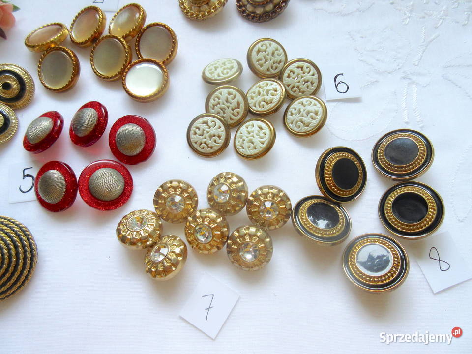 Guziki ozdobne retro Straszydle